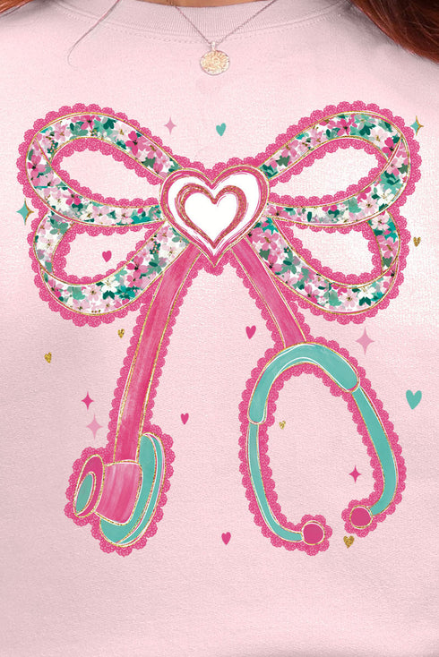 Blush Beats Ecosmart Crewneck Sweatshirt