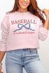 Coquette My Favorite Baseball Ecosmart Crewneck Sweatshirt