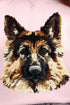 Faux Yarn German Shepherd Ecosmart Crewneck Sweatshirt