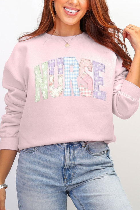 Soft Stitch Nurse Ecosmart Crewneck Sweatshirt