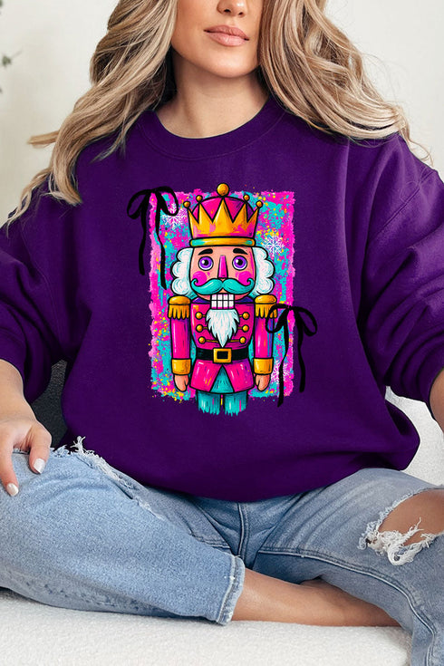 Neon Nutcracker Ecosmart Crewneck Sweatshirt
