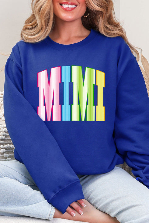 Color Me Loved Mimi Ecosmart Crewneck Sweatshirt