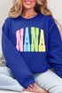 Color Me Loved Nana Ecosmart Crewneck Sweatshirt