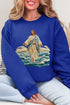 Faux Yarn Walking On Water Ecosmart Crewneck Sweatshirt