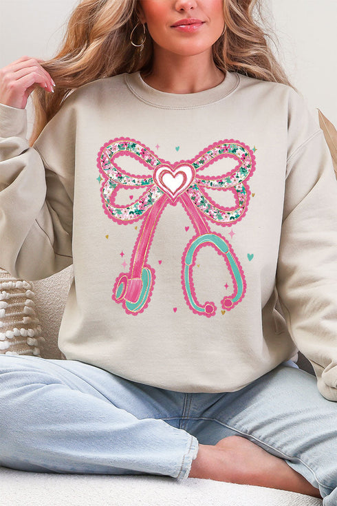 Blush Beats Ecosmart Crewneck Sweatshirt