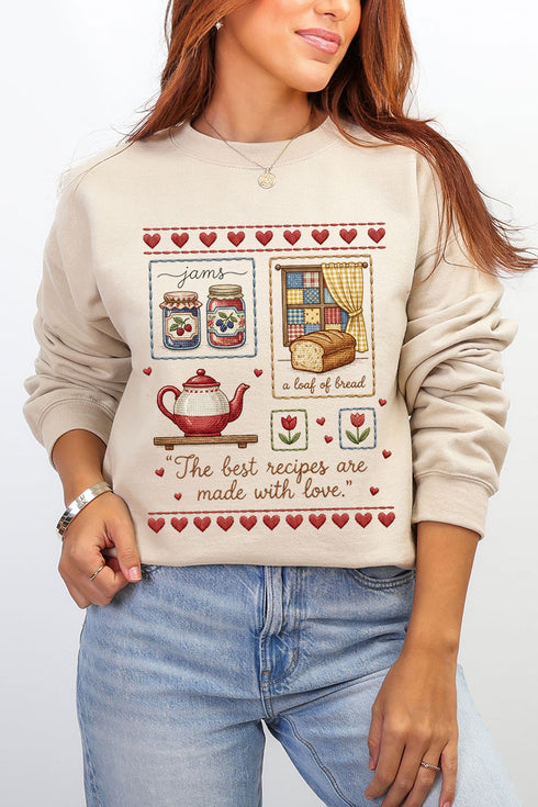 Made With Love Ecosmart Crewneck Sweatshirt