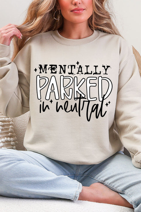 Mentally Parked Ecosmart Crewneck Sweatshirt