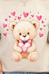 Teddy In Love Ecosmart Crewneck Sweatshirt