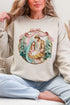 The Painted Baby Jesus Coquette Ecosmart Crewneck Sweatshirt
