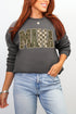 Camo Checkered Mama Ecosmart Crewneck Sweatshirt