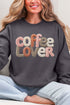 Faux Yarn Coffee Lover Ecosmart Crewneck Sweatshirt