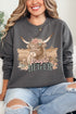 Prayin' Heifer Ecosmart Crewneck Sweatshirt