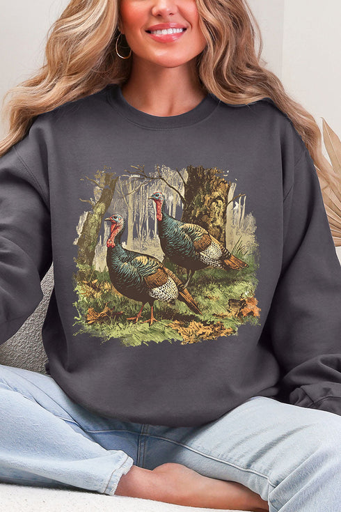 Turkey Trails Ecosmart Crewneck Sweatshirt