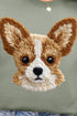 Faux Yarn Chihuahua Ecosmart Crewneck Sweatshirt