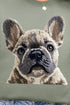 Faux Yarn French Bulldog Ecosmart Crewneck Sweatshirt