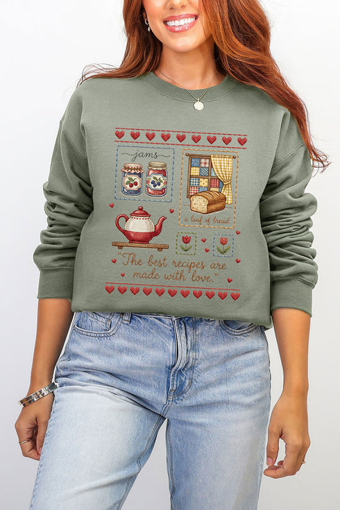 Made With Love Ecosmart Crewneck Sweatshirt
