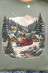 Snowfall On Main Street Ecosmart Crewneck Sweatshirt