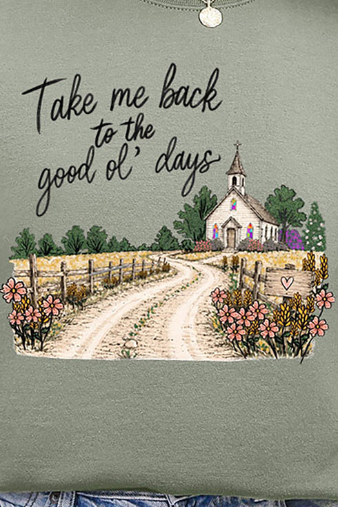 Take Me Back Ecosmart Crewneck Sweatshirt