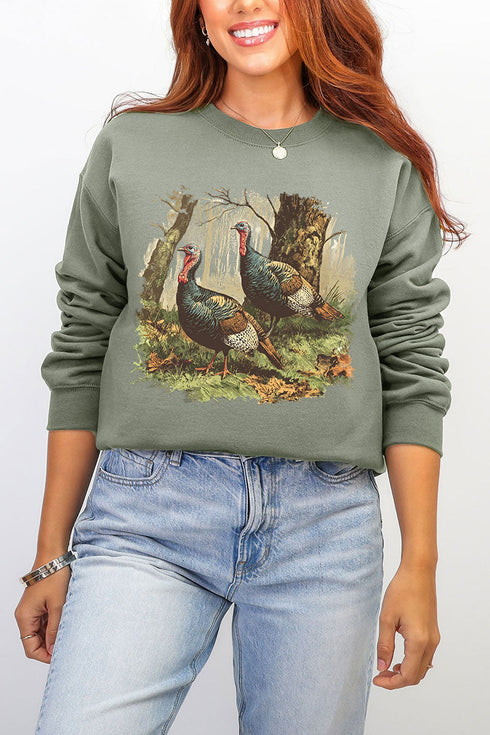 Turkey Trails Ecosmart Crewneck Sweatshirt
