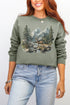 Alpine Deer Ecosmart Crewneck Sweatshirt