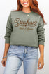 Yeehaw & Amen Ecosmart Crewneck Sweatshirt
