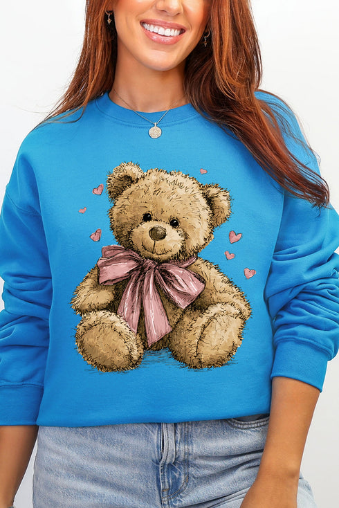 Be Mine Bear Ecosmart Crewneck Sweatshirt