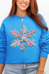 The Painted Snowflake Ecosmart Crewneck Sweatshirt