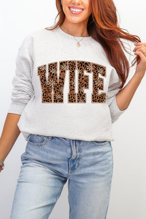 Wildflower Wife Ecosmart Crewneck Sweatshirt
