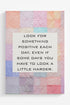 Patchwork Positivity Ready To Frame Canvas Print