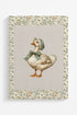 Grandma's Garden Goose Ready To Frame Canvas Print