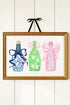 Chinoiserie Champagne Ready To Frame Canvas Print