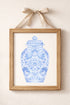 Ginger Jar Ready To Frame Canvas Print *Choose Your Color