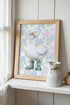 Hydrangea Puddles Ready To Frame Canvas Print