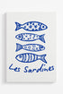 Les Sardines Ready To Frame Canvas Print