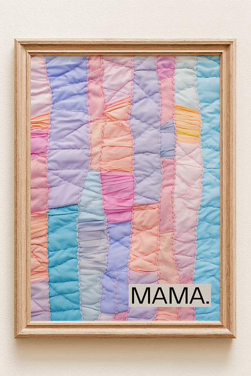 Quilted Mama Ready To Frame Canvas Print