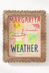 Sip The Sunshine Margarita Weather Ready To Frame Canvas Print