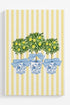 Striped Lemon Grove Trio Ready To Frame Canvas Print
