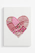 Patchwork Heart Ready To Frame Canvas Print