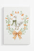 Peach Petals Goose Ready To Frame Canvas Print