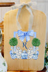 Personalized Preppy Ginger Jar Garden Decorative Wood Cutting Board *Choose Your Initial