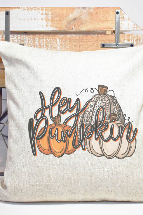 Hey Pumpkin Decorative Pillow Cover