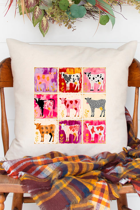 Patchwork Pastures Decorative Pillow Cover