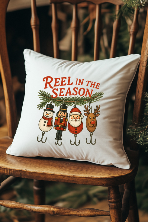 Reel In The Season Decorative Pillow Cover