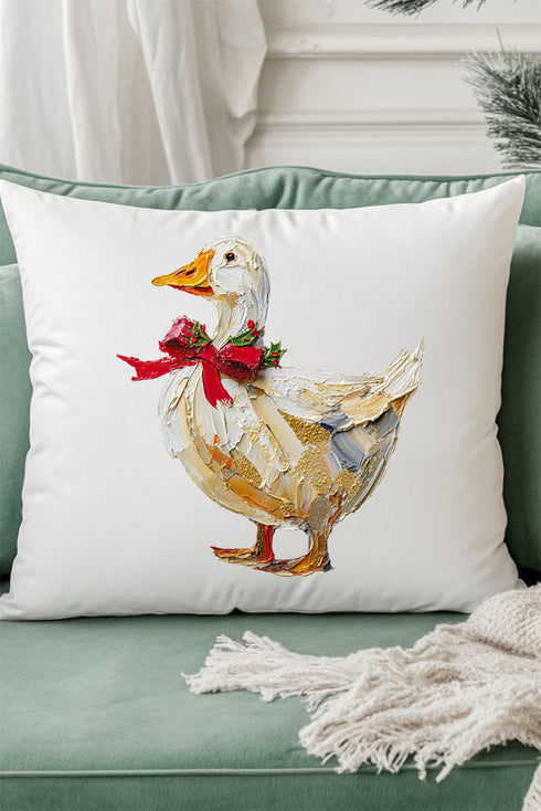 The Painted Goose Coquette Decorative Pillow Cover