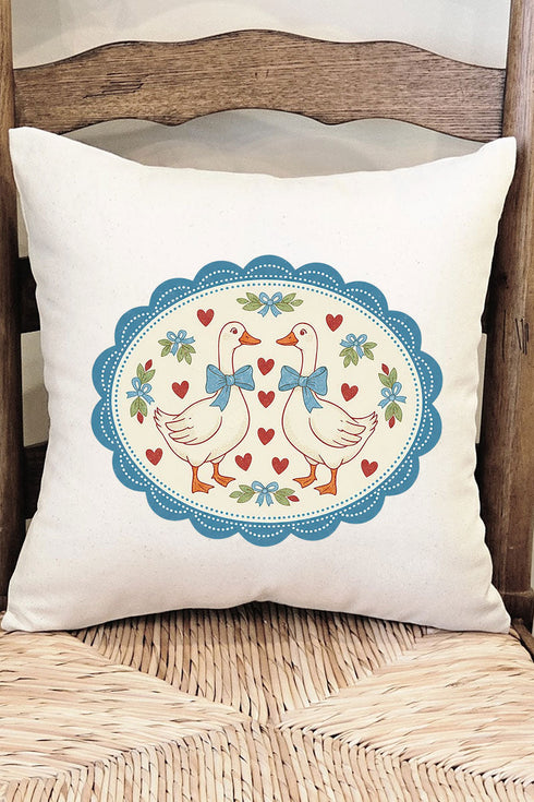 Goosey Little Love Decorative Pillow Cover