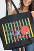 Bikini Summer Vibes Canvas Jumbo Tote