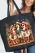 Boots & Beaks Canvas Jumbo Tote