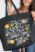 Don't Let The Hard Days Win Canvas Jumbo Tote