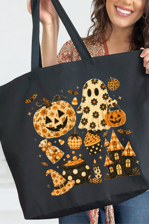 Boo & Bloom Canvas Jumbo Tote