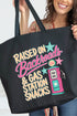 Gas Station Snacks Canvas Jumbo Tote